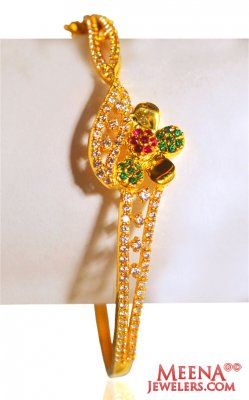 22k Gold Fancy Kada ( Stone Bangles )