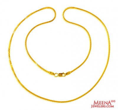 22 karat Gold Chain  ( Plain Gold Chains )