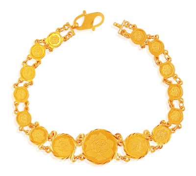 22k Ladies Guinea Bracelet ( Ladies Bracelets )