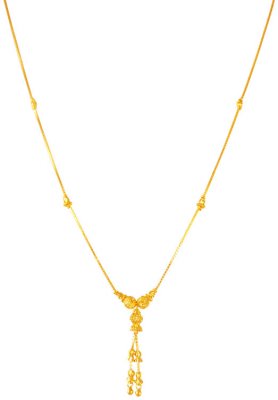 22K Gold Ladies Dokia Chain ( 22Kt Gold Fancy Chains )