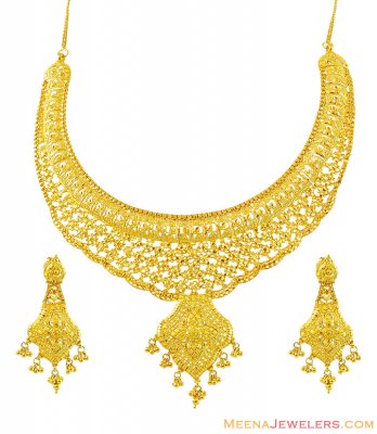 22Kt Designer Necklace Set ( 22 Kt Gold Sets )