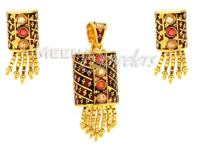 22 Kt Gold Pendant Sets ( Gold Pendant Sets )