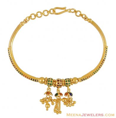 Meenakari Bangle Bracelet (22K) ( Ladies Bracelets )