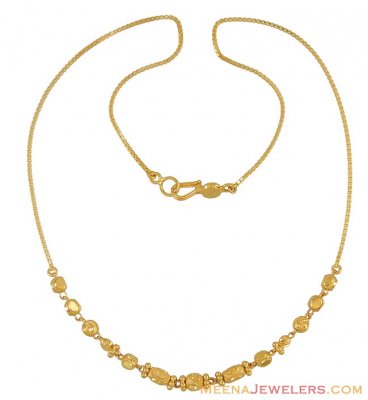 22Kt Gold Fancy Chain ( 22Kt Gold Fancy Chains )