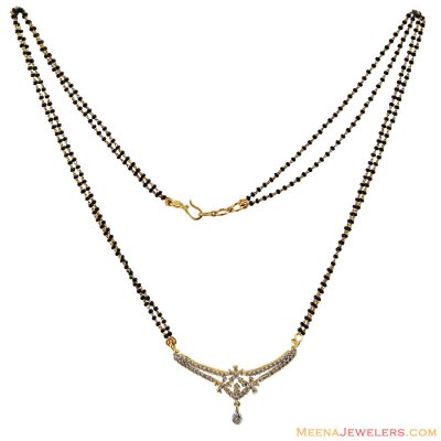 18K Gold Fancy Diamond Mangalsutra  ( Diamond MangalSutras )