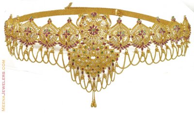 22K Gold Waist Belt (Vaddanam) ( Gold Waist Belt )