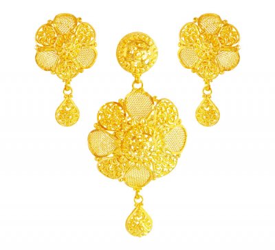 22K Gold Pendant Set ( Gold Pendant Sets )