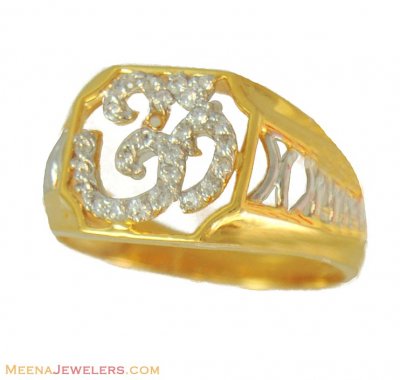 22k Holy OM Signity Mens Ring ( Mens Signity Rings )