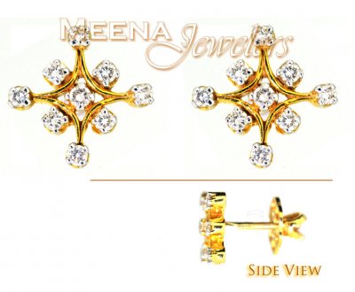 Genuine Diamond Earrings ( Diamond Earrings )