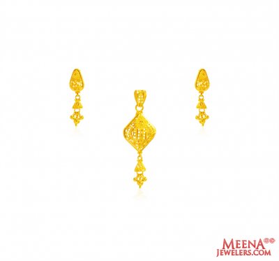 22K Gold Pendant Set ( Gold Pendant Sets )