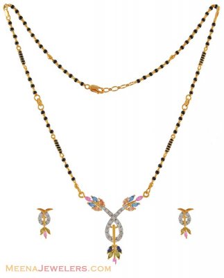 Gold Mangalsutra Set (22K Gold) ( Gold Mangalsutra Sets )