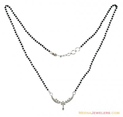 18K White Gold Mangalsutra ( Diamond MangalSutras )