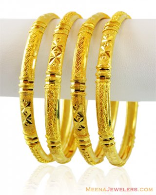 22kt Gold Bangle (1 Pc Only) ( Set of Bangles )