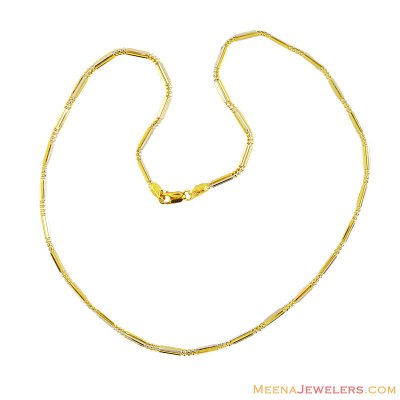 22k Exclusive Rhodium Chain ( 22Kt Gold Fancy Chains )