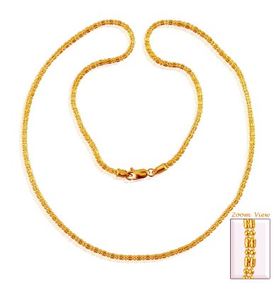 22K Gold Fancy Chain (22In) ( 22Kt Gold Fancy Chains )