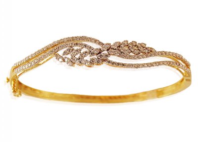 18Kt Gold Diamond Bracelet ( Diamond Bangles )