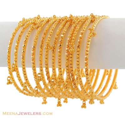 22Kt Gold Churi Set ( Set of Bangles )