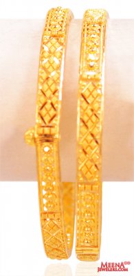 22Kt Gold Kada (2 Pc) ( Kadas )