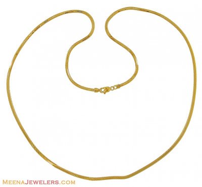 22Kt Gold Chain (24 Inch) ( Men`s Gold Chains )