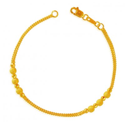 22 Kt Gold Balls Bracelet ( Ladies Bracelets )