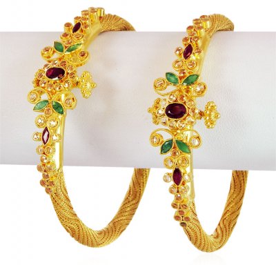 Precious Stones Gold Kada 22K ( Kadas )