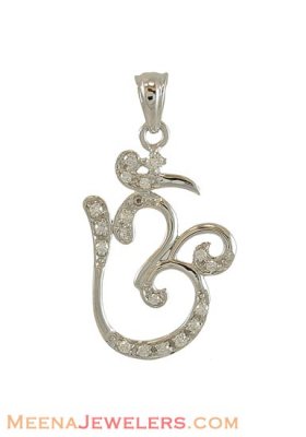 18K Fancy Om Pendant ( Om Pendants )