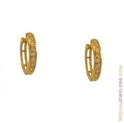 22k Designer Clip On Earrings ( Clip On Earrings )