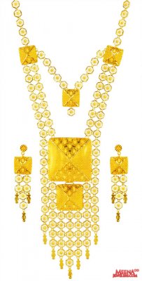 22k Gold  Necklace Set ( 22 Kt Gold Sets )