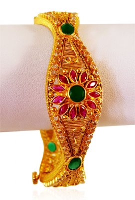 22KT Gold Antique Kada (1 pc) ( Kadas )