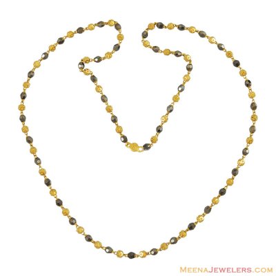 22K Fancy Balls Chain(24 inch) ( 22Kt Gold Fancy Chains )