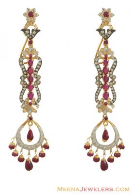 22k Fancy Earrings (exclusive) ( Exquisite Earrings )