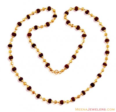 Rudraksh Mala 22K Gold ( Men`s Gold Chains )