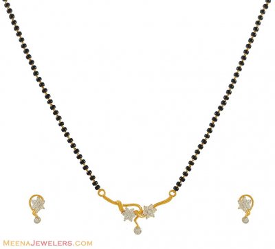 Signity Mangalsutra Set (22K Gold) ( Gold Mangalsutra Sets )