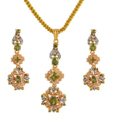 22K Antique Pendant Set ( Antique Pendant Sets )