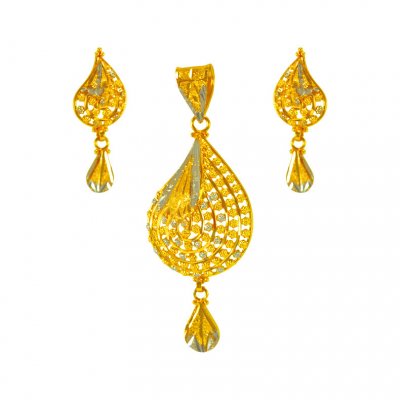 22kt Gold Pendant Set ( Gold Pendant Sets )