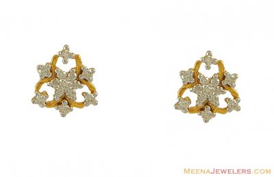 18kt Diamond Earrings ( Diamond Earrings )