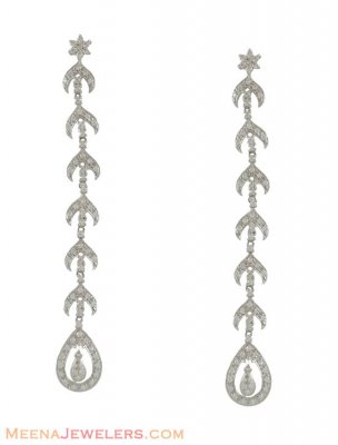 18K Gold Long Earrings ( Exquisite Earrings )