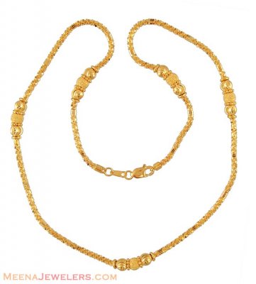 22Kt Gold Fancy Chain ( 22Kt Gold Fancy Chains )