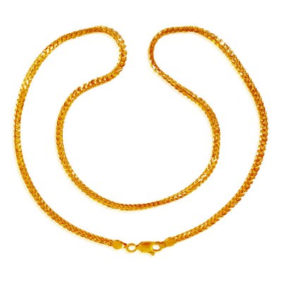 22Karat Gold Box Chain ( Plain Gold Chains )