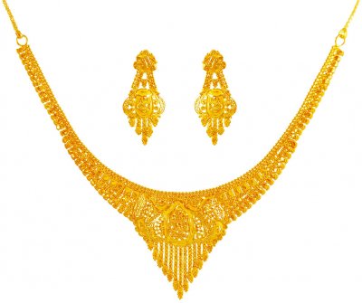 22k Fancy Gold Set ( 22 Kt Gold Sets )