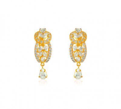 22k Fancy Clip On Earring  ( Clip On Earrings )