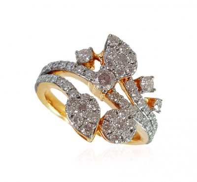 18kt Gold Diamond Ring ( Diamond Rings )