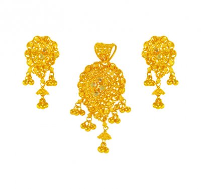 22K Gold Pendant Set ( Gold Pendant Sets )