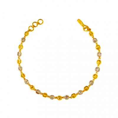 22 Karat Gold Balls Bracelet ( Ladies Bracelets )