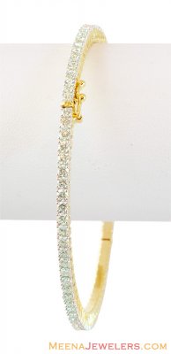 Yellow gold Diamond Bangle 18K ( Diamond Bangles )