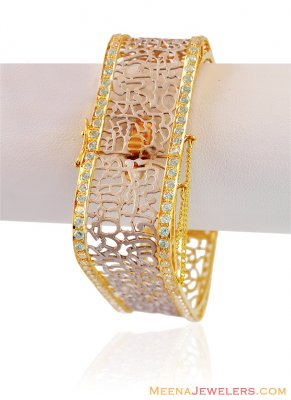 Designer 22K Gold Ayat Kada 2 Tone ( Kadas )