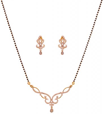 Designer Diamond Mangalsutra Set ( Diamond MangalSutras )