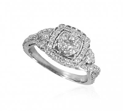 18k White Gold Diamond Ring ( Diamond Rings )