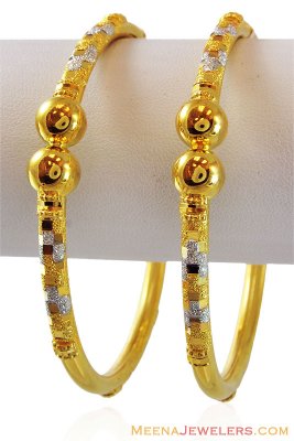 Gold Pipe Kada (2 pc) ( Kadas )