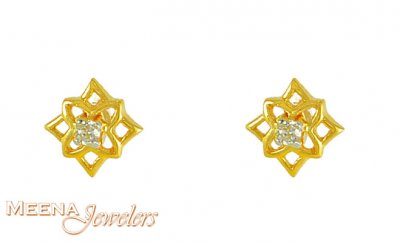 Gold Signity Earrings ( Signity Earrings )